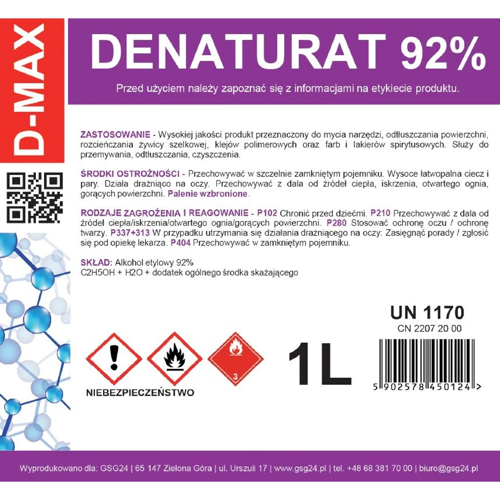 Gsg24 Denatūruotas alkoholis denatūruota