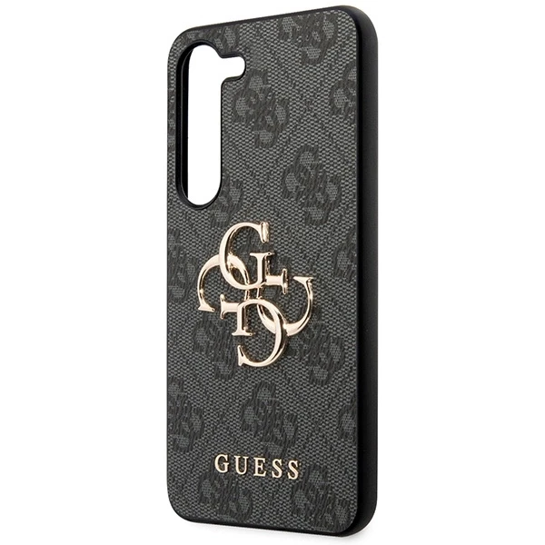 Samsung Galaxy S24 Plus Guess dėklas 4G Big Metal Logo (GUHCS24M4GMGGR) juodos spalvos