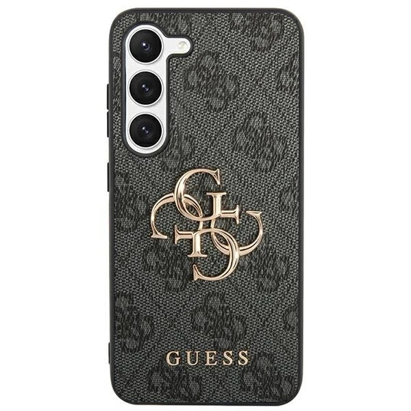 Samsung Galaxy S24 Guess dėklas 4G Big Metal Logo (GUHCS24S4GMGGR) juodos spalvos