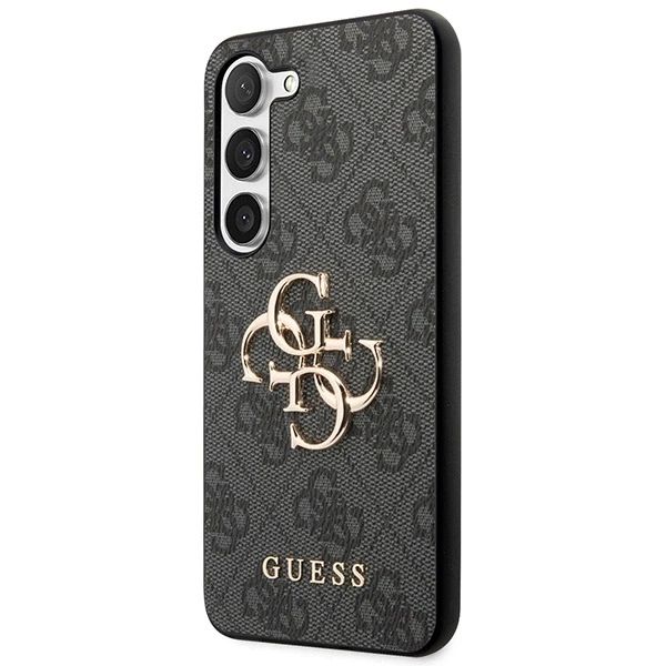 Samsung Galaxy S24 Plus Guess dėklas 4G Big Metal Logo (GUHCS24M4GMGGR) juodos spalvos