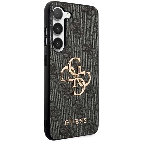 Samsung Galaxy S24 Plus Guess dėklas 4G Big Metal Logo (GUHCS24M4GMGGR) juodos spalvos