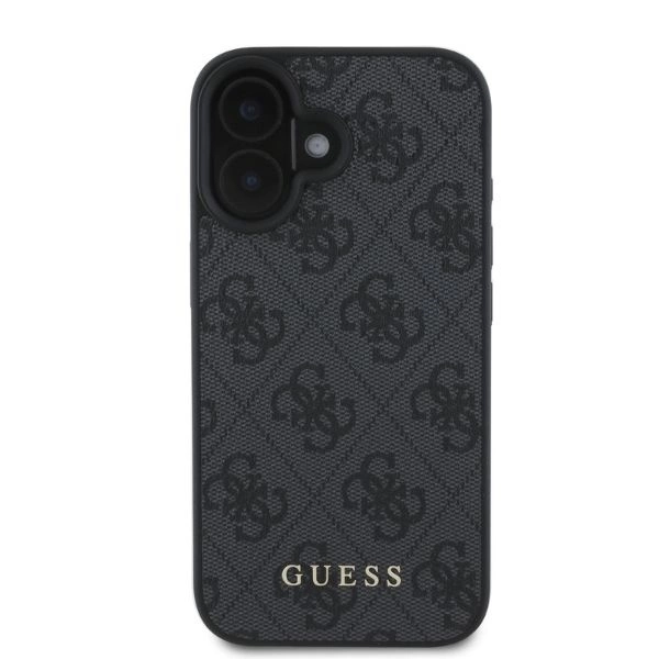 Guess 4G Classic Apple iPhone 16 - dėklas telefonui juodos spalvos