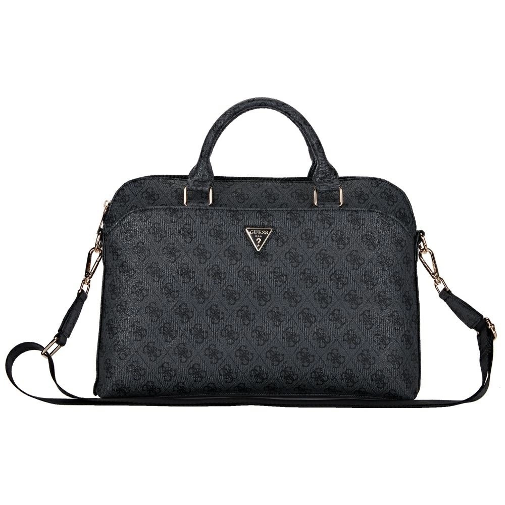Guess PU 4G Triangle Logo Computer Bag 15/16" juodos spalvos