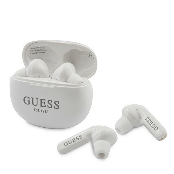 Guess GUTWS1CWHTWS Bluetooth Belaidės Ausinės - Baltas