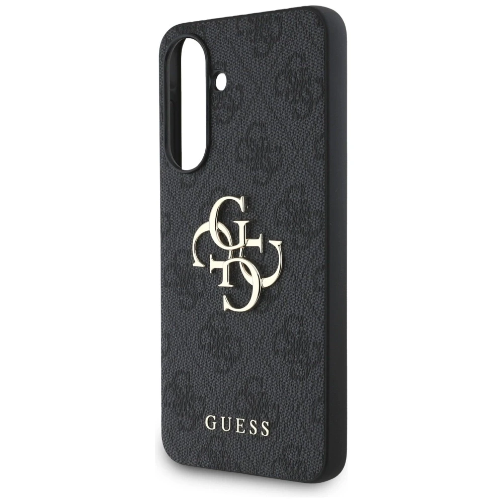 GUESS dėklas skirtas Samsung Galaxy A36 GUHCSA364GMGGR (4G PU Big Logo) juodos spalvos