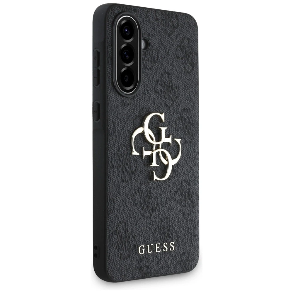 GUESS dėklas skirtas Samsung Galaxy A36 GUHCSA364GMGGR (4G PU Big Logo) juodos spalvos