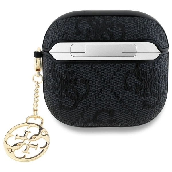 Guess 4G Charm Collection - dėklas skirtas AirPods 4 (Juodas)