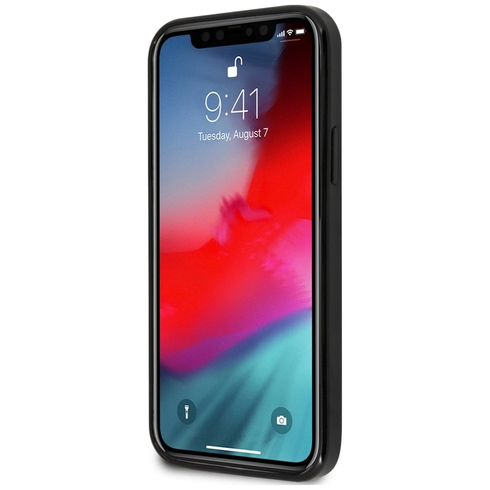 Original Apple iPhone 12 Mini 5,4" Guess GUHCP12SPCUMABK dėklas telefonui juodos spalvos
