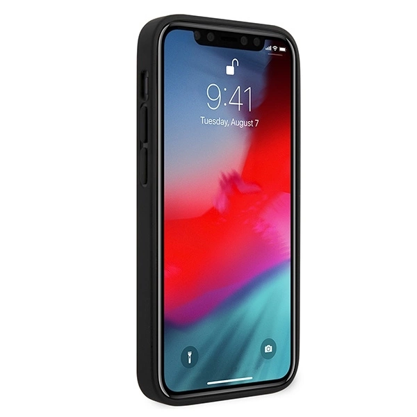 Guess Saffiano V - dėklas skirtas Apple iPhone 12 Mini red