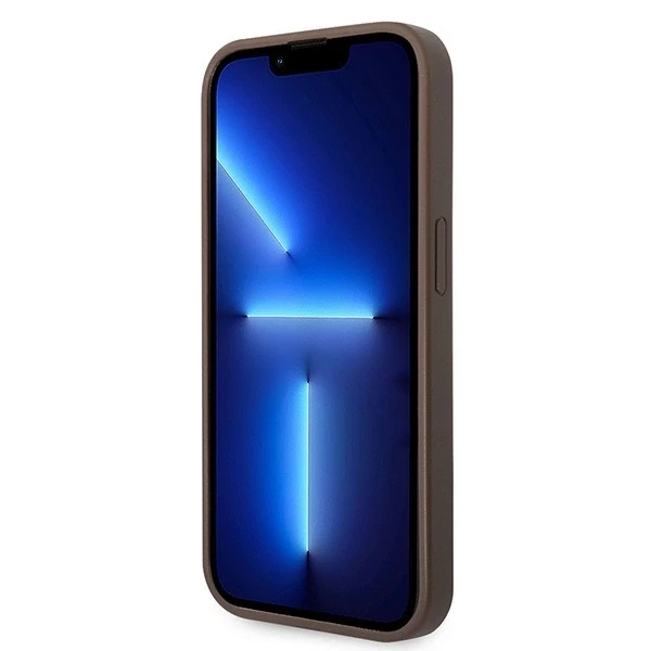 Dėklas GUESS GUHCP15X4GBBB IPHONE 15 PRO MAX 6.7 "BRONZE/BROWN HARDCASE 4G BIG METAL LOGO