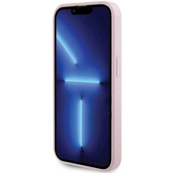 Dėklas GUESS GUHMP14XPSAHMCP IPHONE 14 PRO MAX 6.7 "Rožinis/Rožinis HARDCASE SAFFIANO MAGSAFE