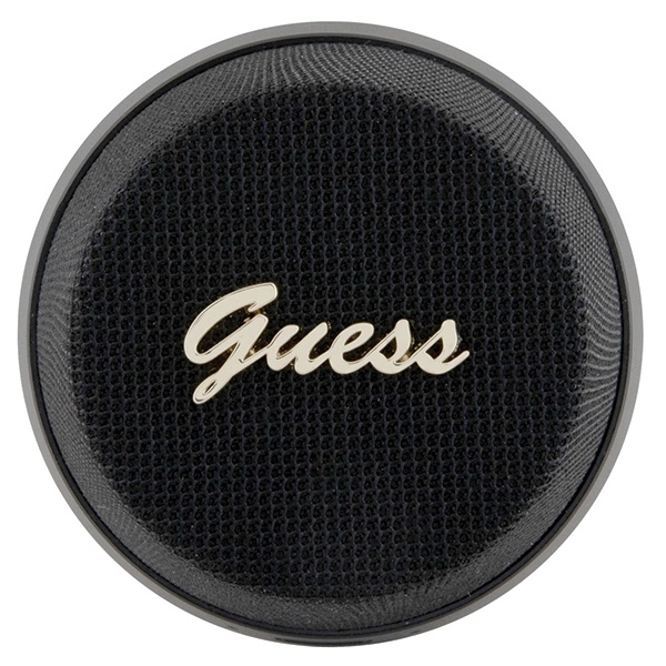 Guess Magnetic Script Metal Logo - Bluetooth garsiakalbis V5.3 juodas