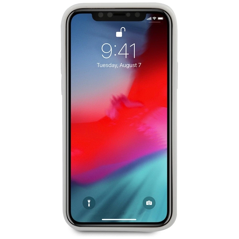 „Guess Marble“ – dėklas Apple iPhone 12 Mini baltas