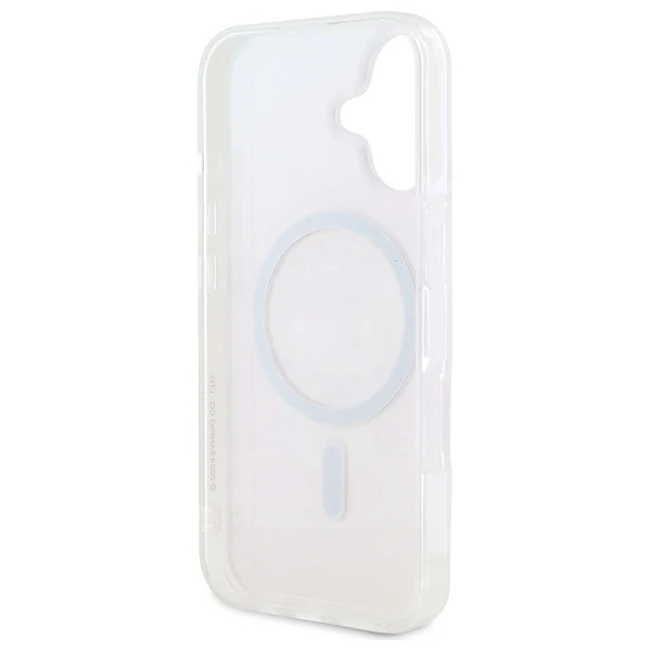 Hello Kitty HKHMP16SH50AP Apple iPhone 16 6.1″ rožinės spalvos kietas dėklas IML 50TH Anniversary Magsafe