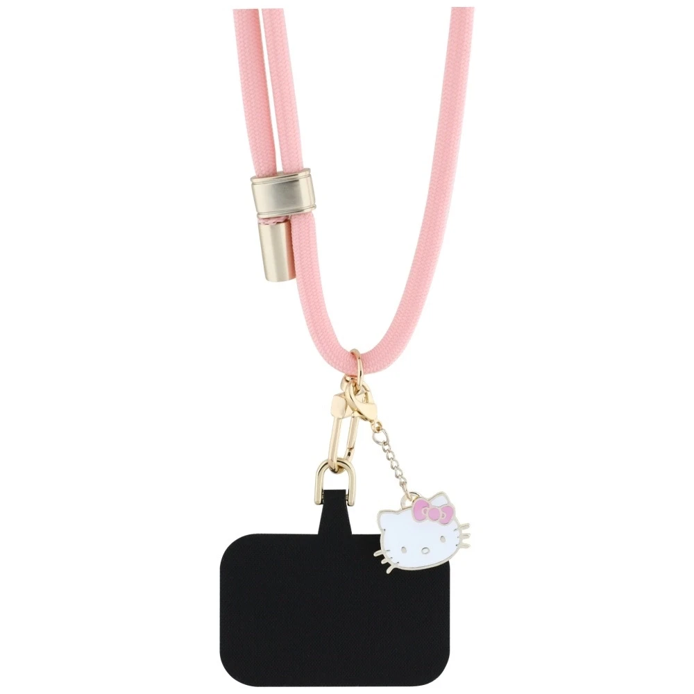 Hello Kitty Patch & Kitty Head Charm Universal virvelė telefonui Rožinė
