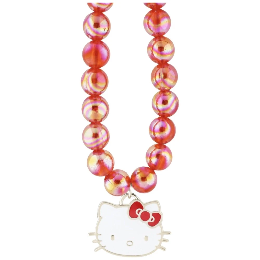 Hello Kitty Pearls Kitty galvos pakabukas telefonui Raudona