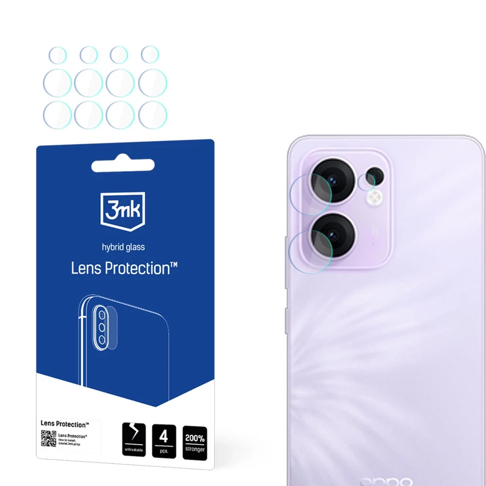 Nezatříděno 3Mk apsauga 3mk objektyvo apsauga hibridinės kameros objektyvo stiklas, skirtas Oppo Reno 13F 4G