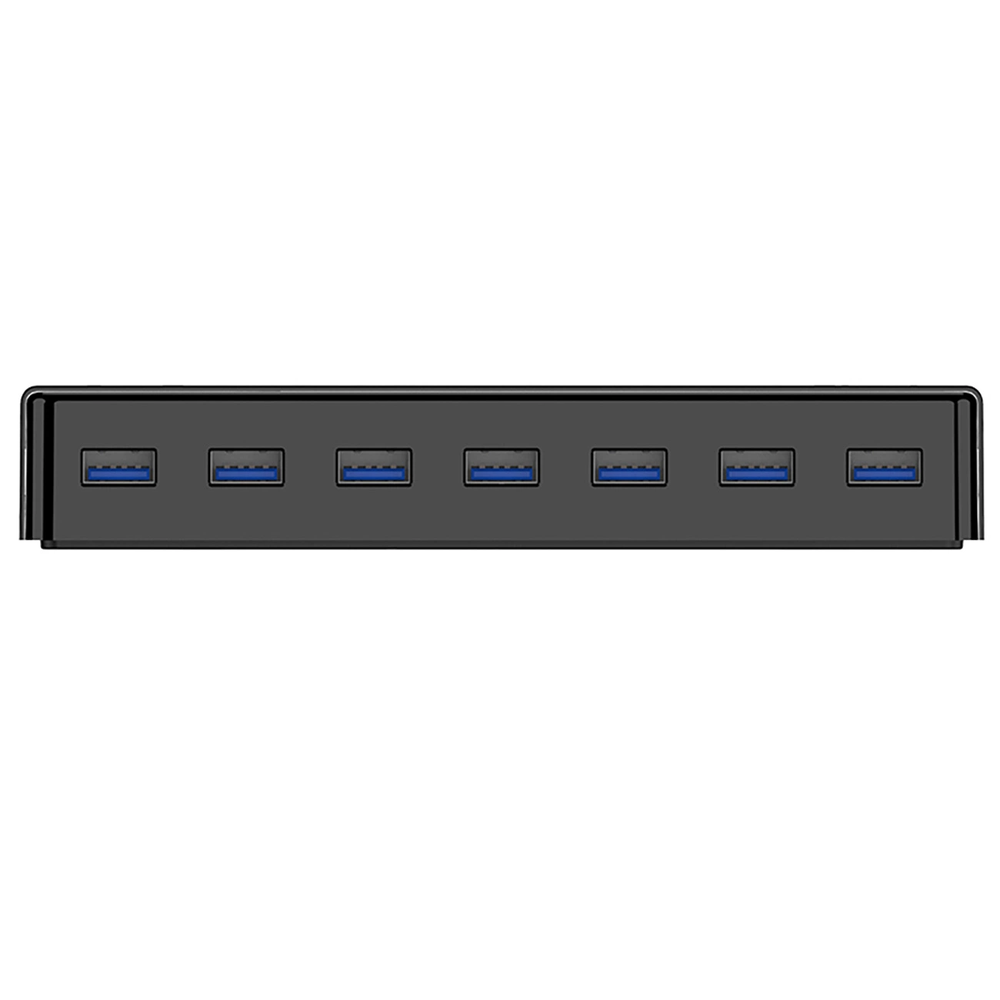 Hub Orico H7928-U3-V1 7x USB-A 3.0 – juodos spalvos