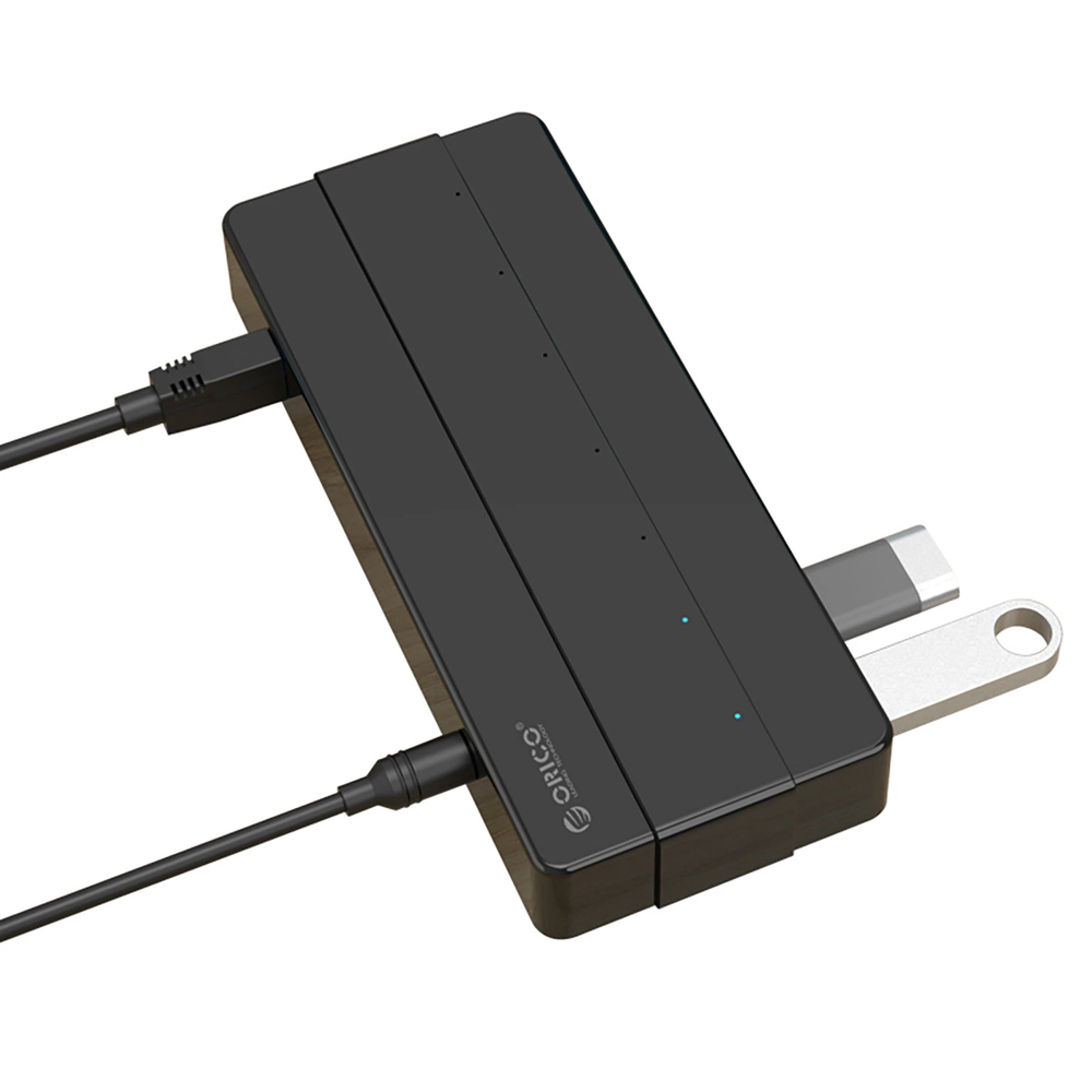 Hub Orico H7928-U3-V1 7x USB-A 3.0 – juodos spalvos