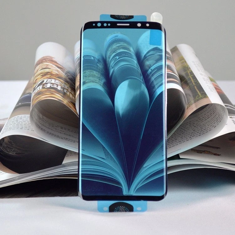 Hurtel 3D Edge Nano Flexi Glass Hybrid Full ekrano apsauga su rėmeliu Samsung Galaxy S21+ 5G (S21 Plus 5G) juodos spalvos