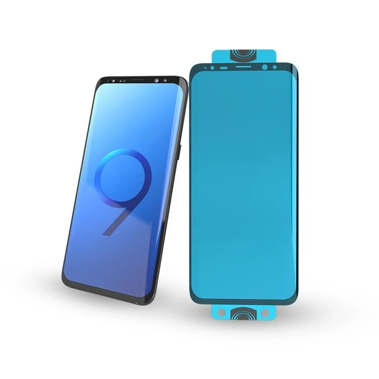 Hurtel 3D Edge Nano Flexi Glass Hybrid Full ekrano apsauga su rėmeliu Samsung Galaxy S21+ 5G (S21 Plus 5G) juodos spalvos