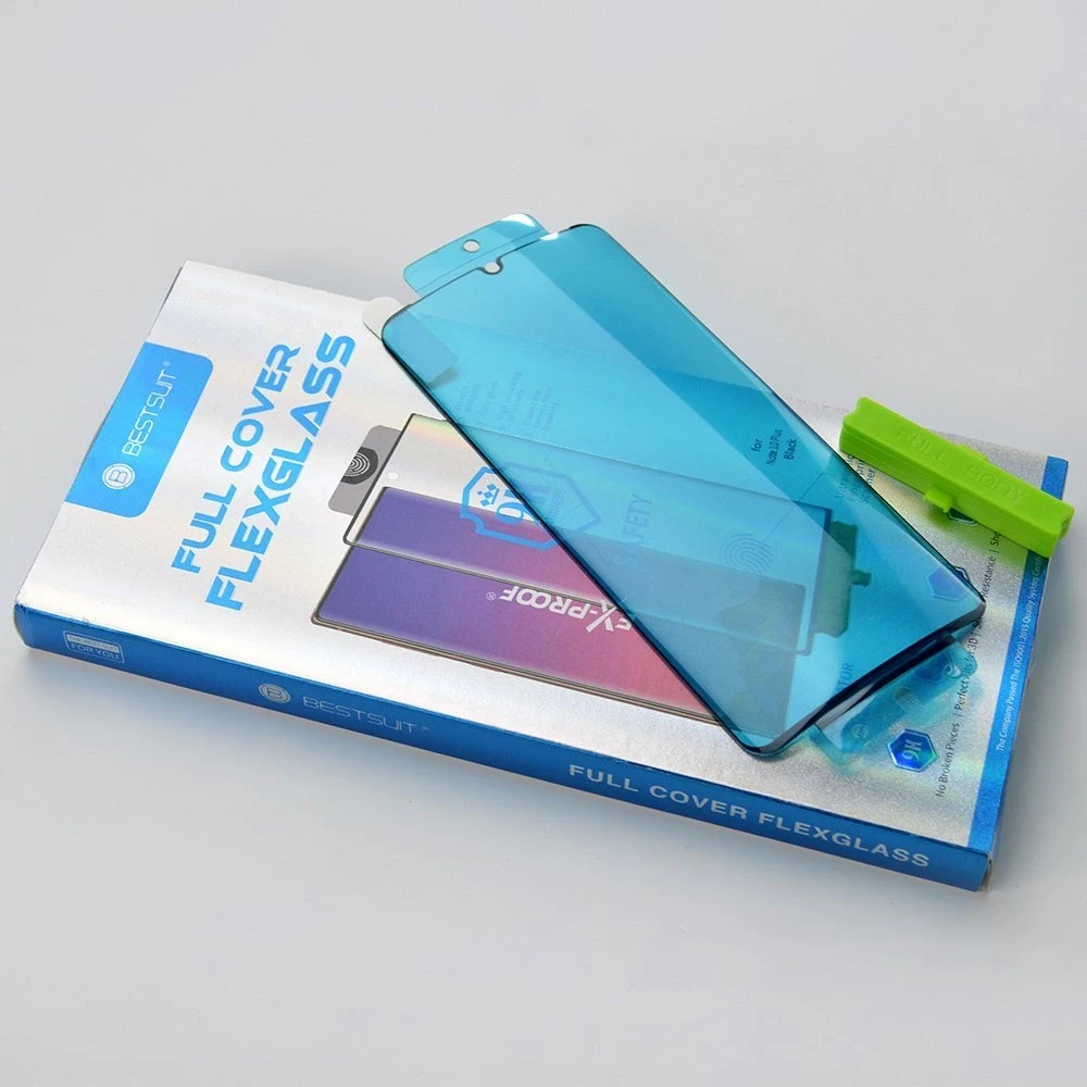Hurtel 3D Edge Nano Flexi Glass Hybrid Full ekrano apsauga su rėmeliu Xiaomi Mi 11 skaidrus