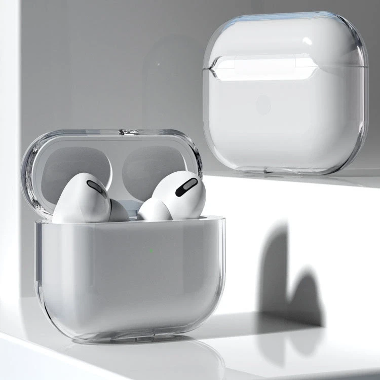 Hurtel AirPods 2 / AirPods 1 rigid, strong, skaidrus ausinių dėklas