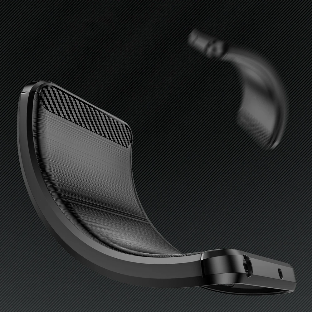 Hurtel Carbon Motorola Moto G Power 2023 flexible silikoninis carbon dėklas telefonui juodos spalvos
