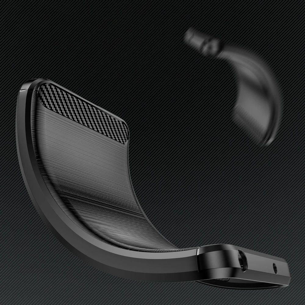 Hurtel Carbon Infinix Note 12i flexible silikoninis carbon dėklas telefonui juodos spalvos