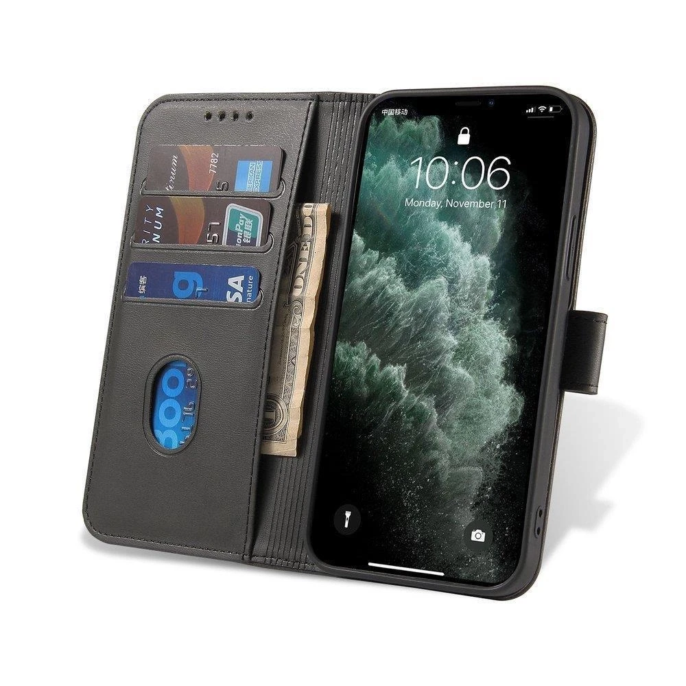 Hurtel atverčiamas dėklas skirtas Honor Magic 4 Pro, juodas