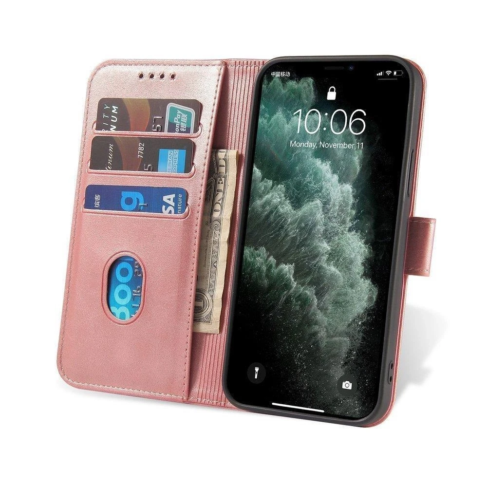 Hurtel atverčiamas dėklas skirtas Samsung Galaxy A03s (166.5), rožinis