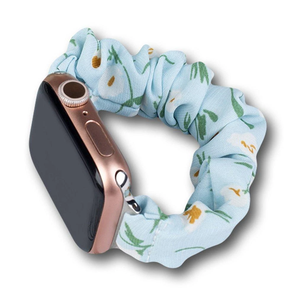 Hurtel Apyrankė laikrodžiui Apple Watch 7/6/5/4/3/2 / SE (41/40 / 38mm) strap bracelet bracelet with elastic mėlynos spalvos