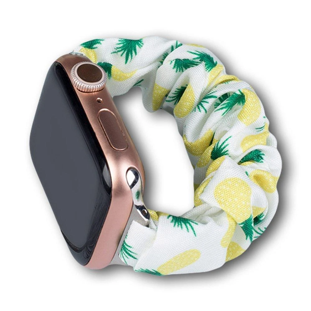 Hurtel Apyrankė laikrodžiui Apple Watch 7 / 6 / 5 / 4 / 3 / 2 / SE (41 / 40 / 38mm) apyrankė su elastine juostele ananasu