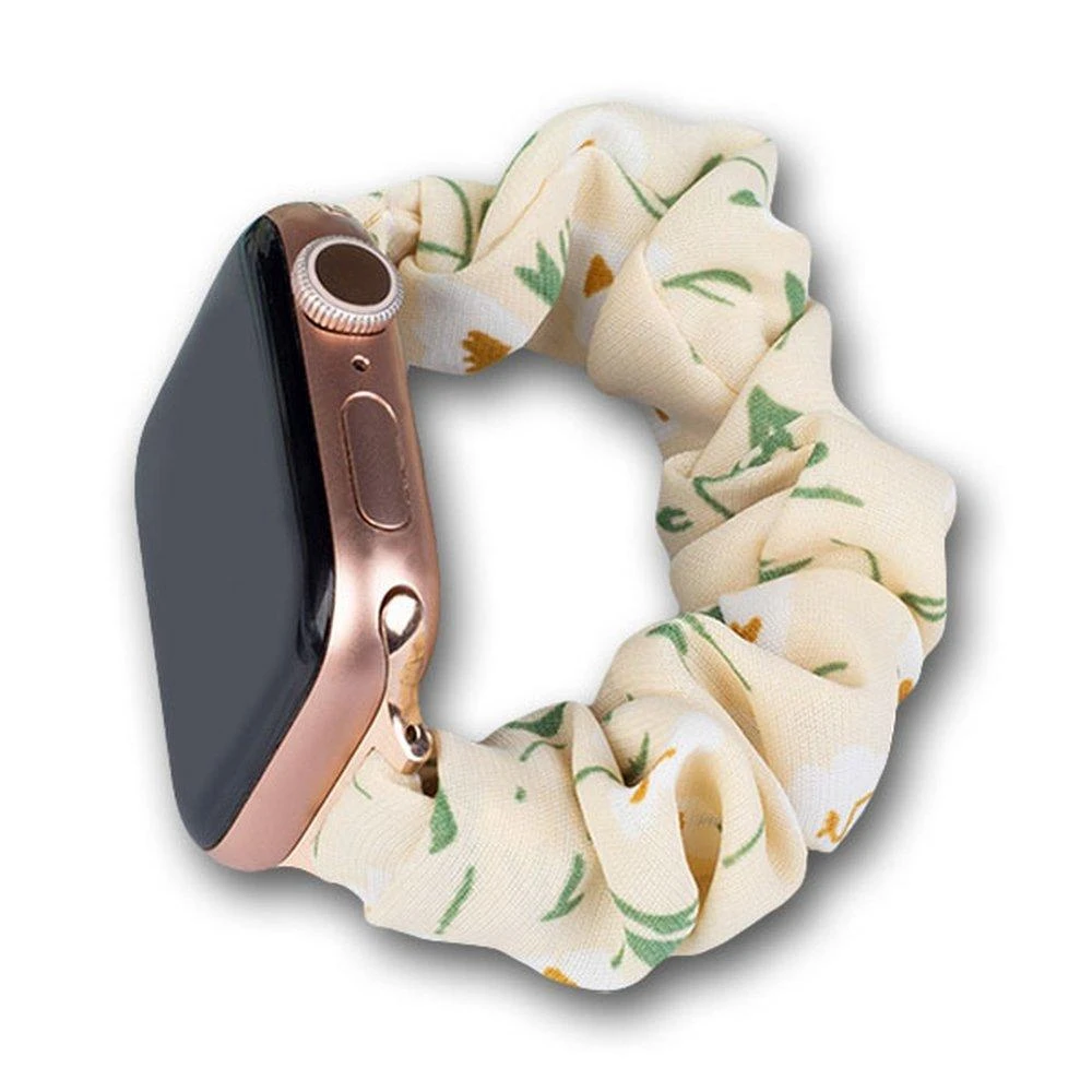 Hurtel Apyrankė laikrodžiui Apple Watch 7 / 6 / 5 / 4 / 3 / 2 / SE (45 / 44 / 42mm) strap bracelet elastic bracelet keltonos spalvos