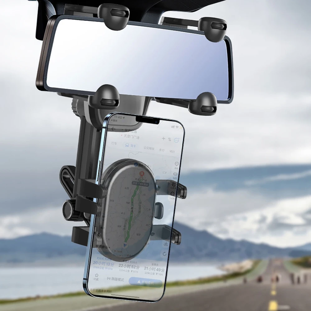 Hurtel Automobilinis laikiklis for the rearview mirror – juodos spalvos