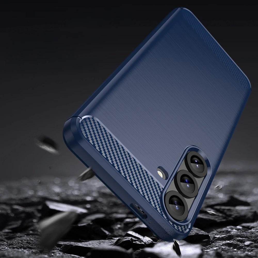 Hurtel Carbon Case do Samsung Galaxy S25 Plus – dėklas telefonui mėlynos spalvos