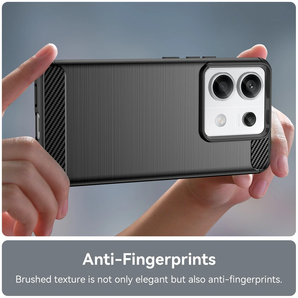 Hurtel Carbon Xiaomi Redmi Note 13 Pro – dėklas telefonui juodos spalvos