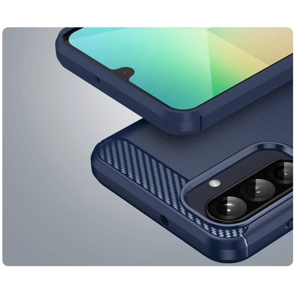 Hurtel Carbon Case Samsung Galaxy A26 dėklas telefonui mėlynos spalvos