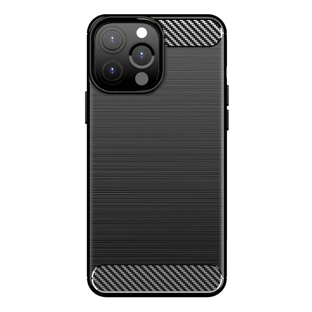 Hurtel Carbon dėklas skirtas iPhone 13 Pro Max, juodas