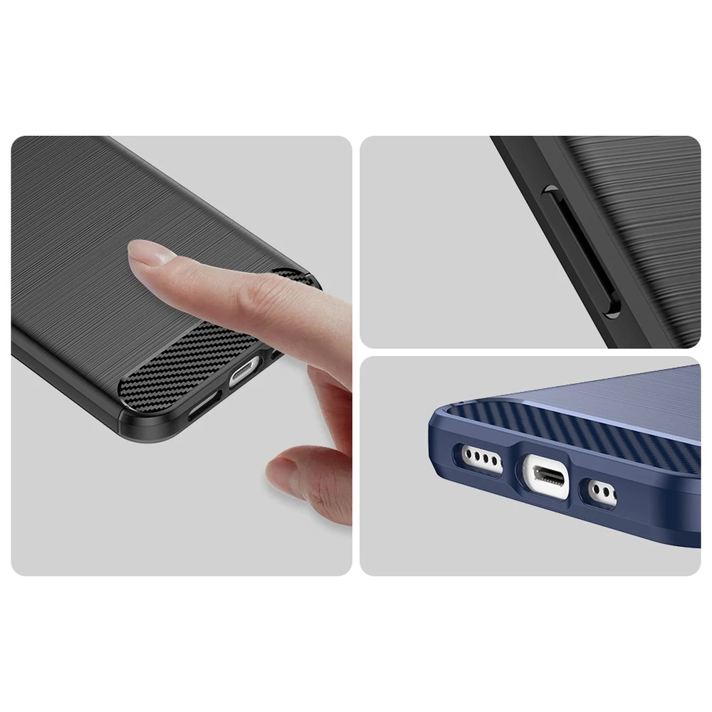 Hurtel Carbon dėklas skirtas iPhone 14 Plus, juodas