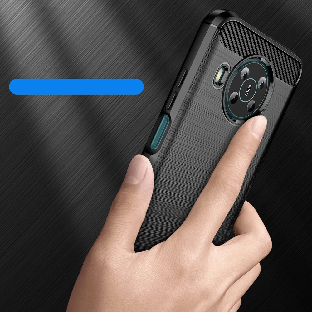 Hurtel Carbon dėklas skirtas Nokia X100, juodas
