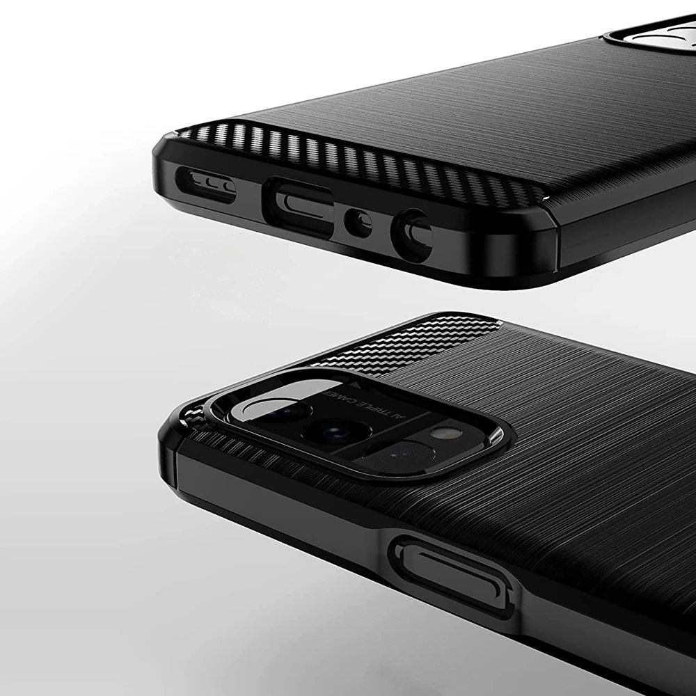 Hurtel Carbon dėklas skirtas OnePlus Nord N200 5G, juodas