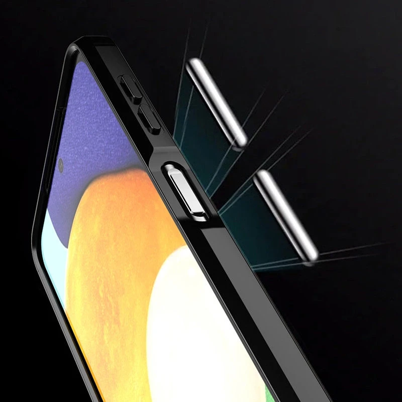 Hurtel Carbon dėklas skirtas Samsung Galaxy A22 4G, juodas