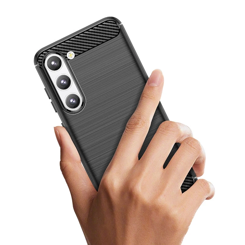 Hurtel Carbon dėklas skirtas Samsung Galaxy S23+, juodas