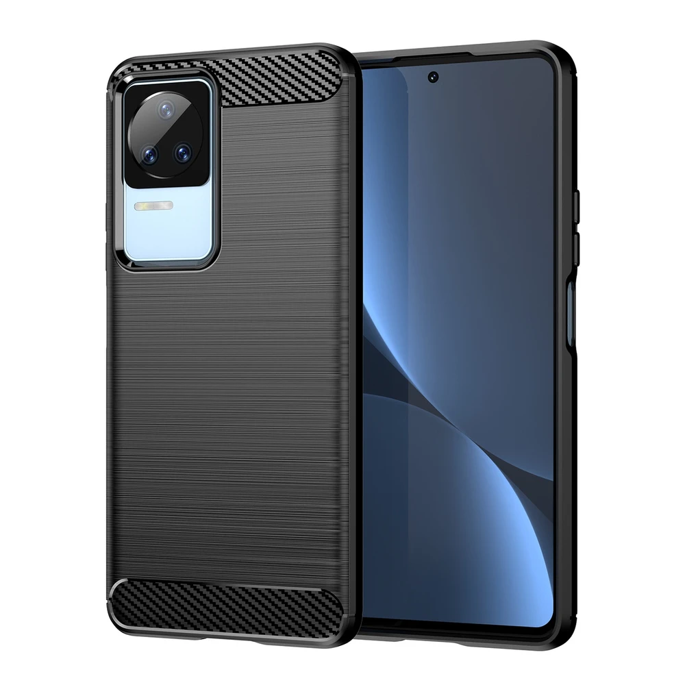 Hurtel Carbon dėklas skirtas Xiaomi POCO F4 5G, juodas