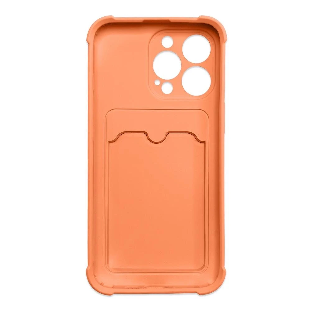 Hurtel Card Armor dėklas skirtas iPhone 12 Pro Max, oranžinis