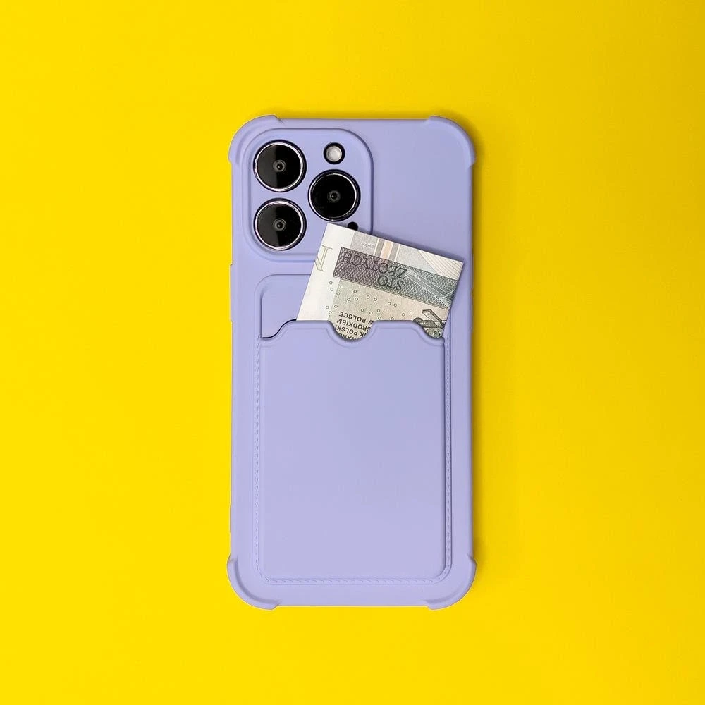 Hurtel Card Armor dėklas skirtas Xiaomi Redmi Note 10 / Redmi Note 10S, rožinis