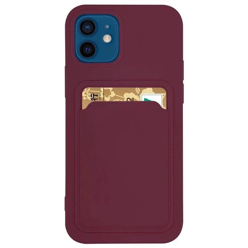 Hurtel Card silikoninis dėklas skirtas Samsung Galaxy S21+ 5G (S21 Plus 5G), bordinis