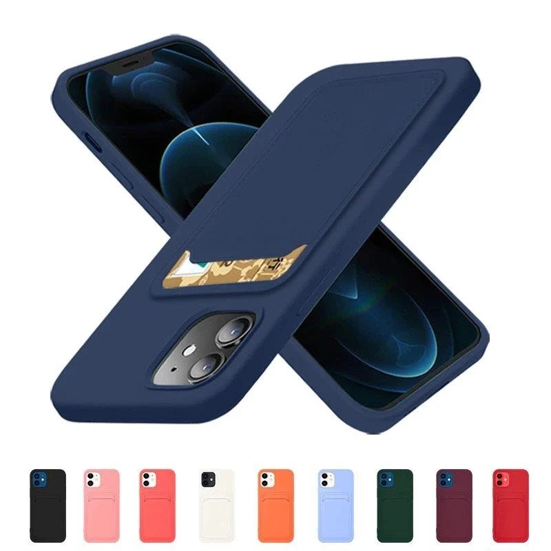 Hurtel Card silikoninis dėklas skirtas Samsung Galaxy S21+ 5G (S21 Plus 5G), bordinis