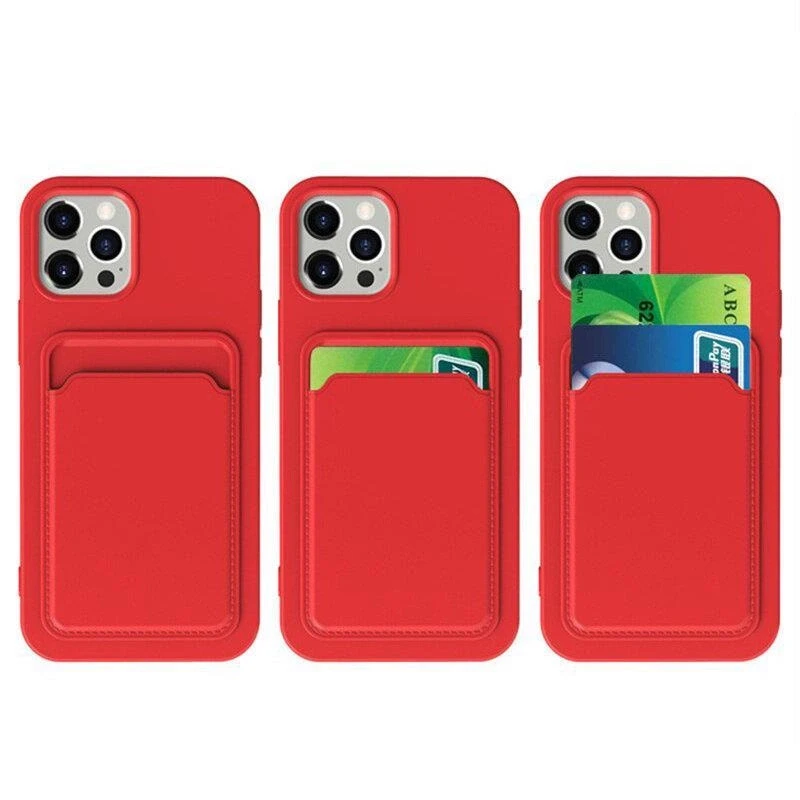 Hurtel Card silikoninis dėklas skirtas Xiaomi Redmi Note 11 Pro + 5G/11 Pro 5G/11 Pro, juodas